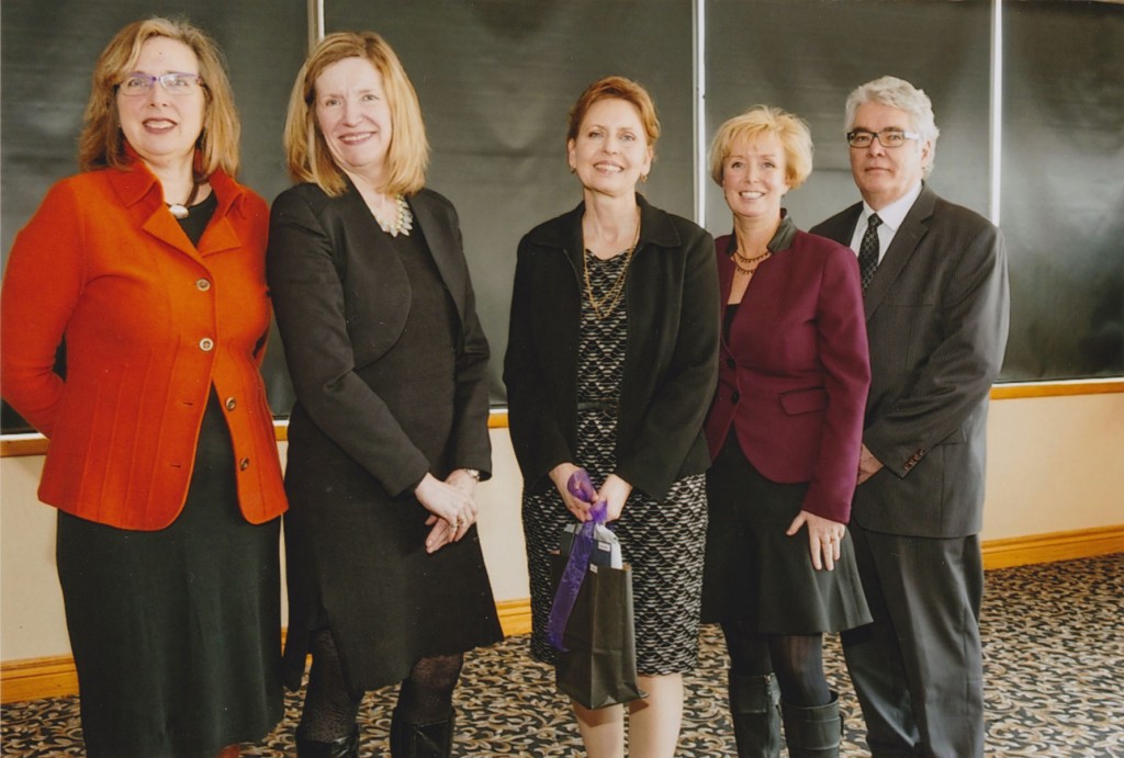 Date:  March, 2014 People, left to right -  Helen Angus:  Deputy Minister of Citizenship, Immigration and International Trade and Deputy Minister Responsible for Women’s Issues and Seniors Affairs (Ontario) Susan Fitzpatrick:   Associate Deputy Minister, Ontario Ministry of Health and Long-Term Care myself Pauline Ryan:   Director, Health Services Branch, Ontario Ministry of Health and Long-Term Care George Clarke:  Manager, Health Services Branch, Ontario Ministry of Health and Long-Term Care